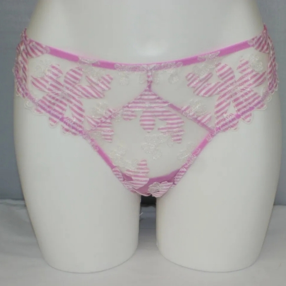 VICTORIAS SECRET VERY SEXY LUXE LINGERIE EMBROIDERED THONG - Picture 6 of 6